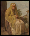 The Old Italian Woman by Edgar Degas - Impressionist canvas print