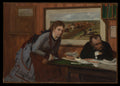 Sulking by Edgar Degas - Impressionist canvas print