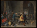 Guardroom with the Deliverance of Saint Peter by David Teniers the Younger - Classic Art canvas print