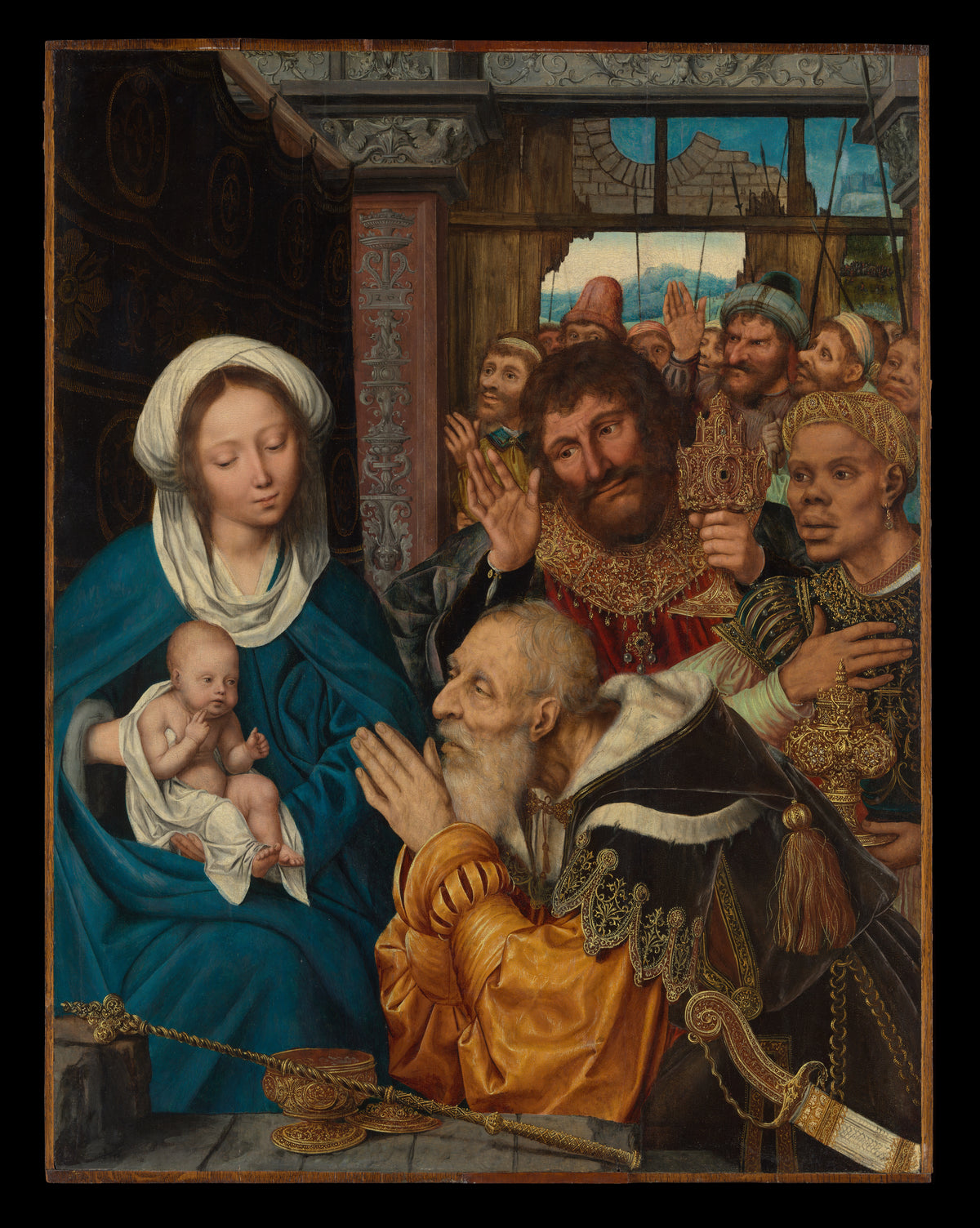 The Adoration of the Magi by Quinten Massys - Classic Art canvas print