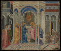The Presentation of Christ in the Temple by Giovanni di Paolo (Giovanni di Paolo di Grazia) - Tempera canvas print