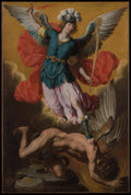 Saint Michael the Archangel by Ignacio de Ries - Oil Painting canvas print