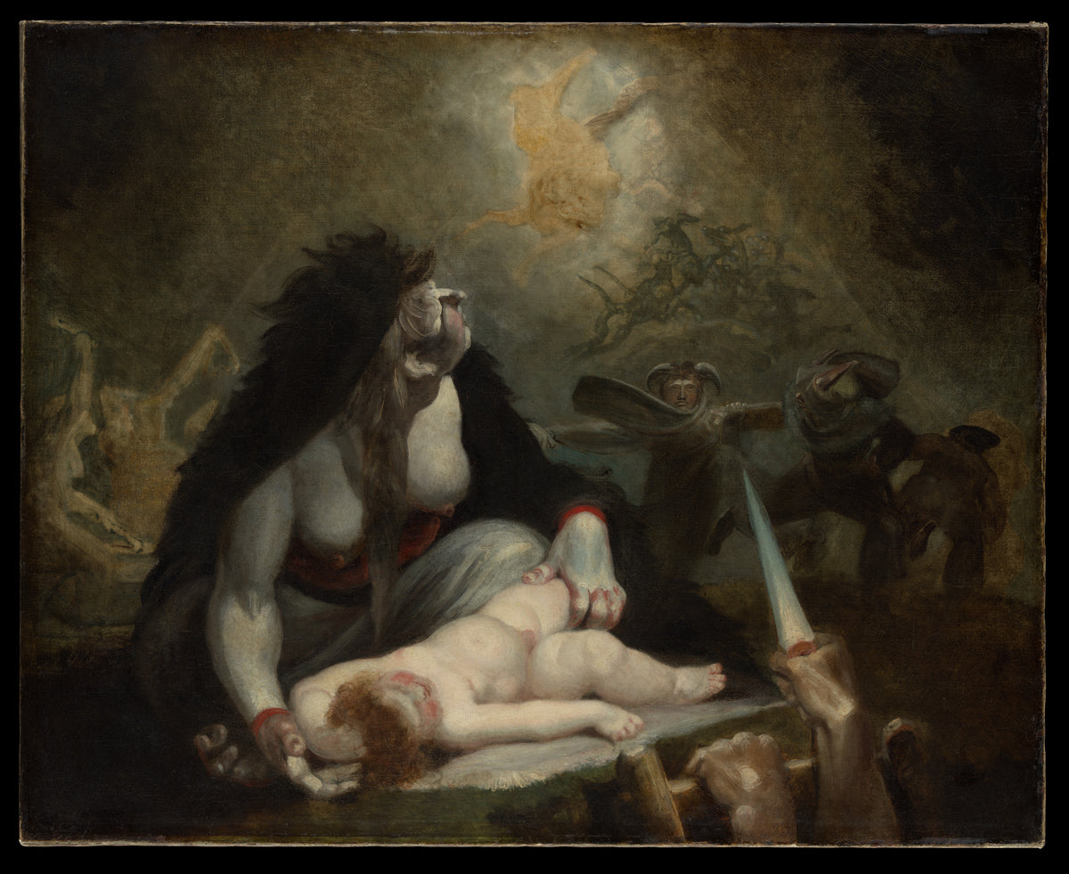 The Night-Hag Visiting Lapland Witches by Henry Fuseli - Oil Painting canvas print