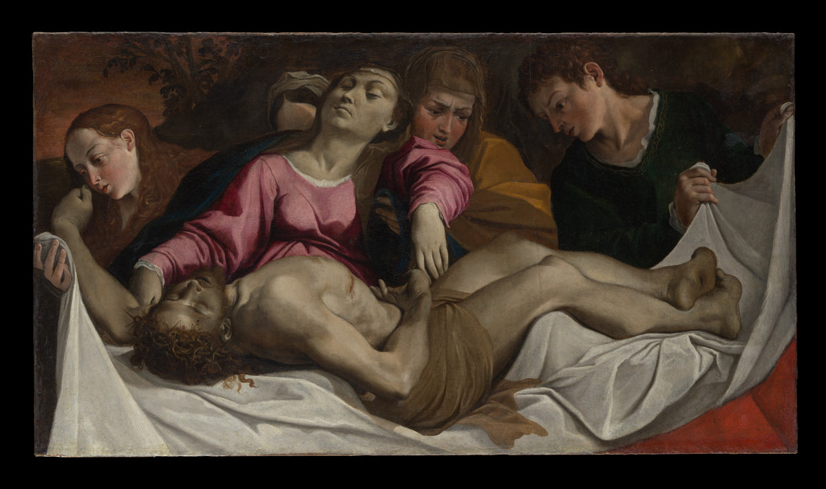 The Lamentation by Ludovico Carracci - Oil Painting canvas print