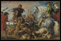 Wolf and Fox Hunt by Peter Paul Rubens - Baroque canvas print