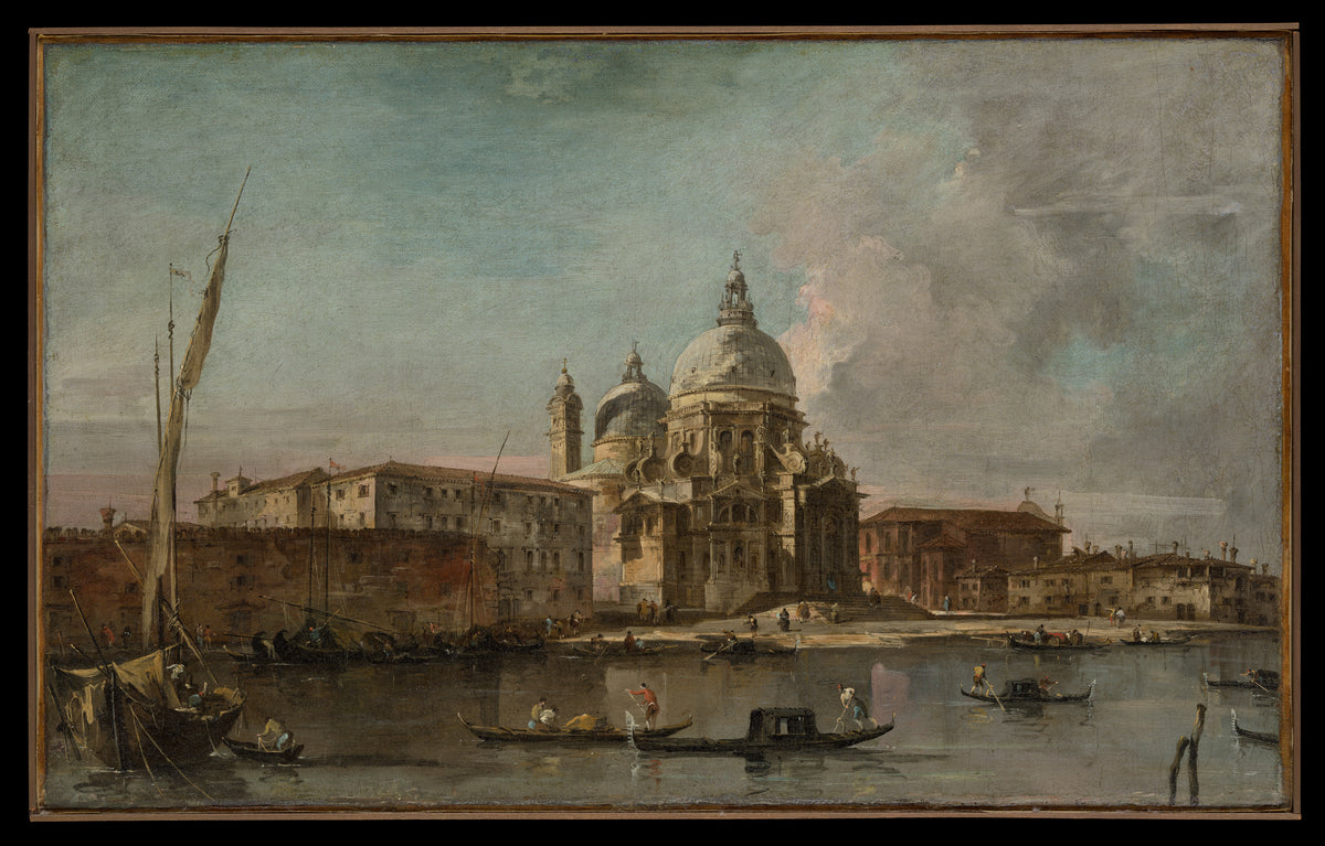 Santa Maria della Salute by Francesco Guardi - Oil Painting canvas print