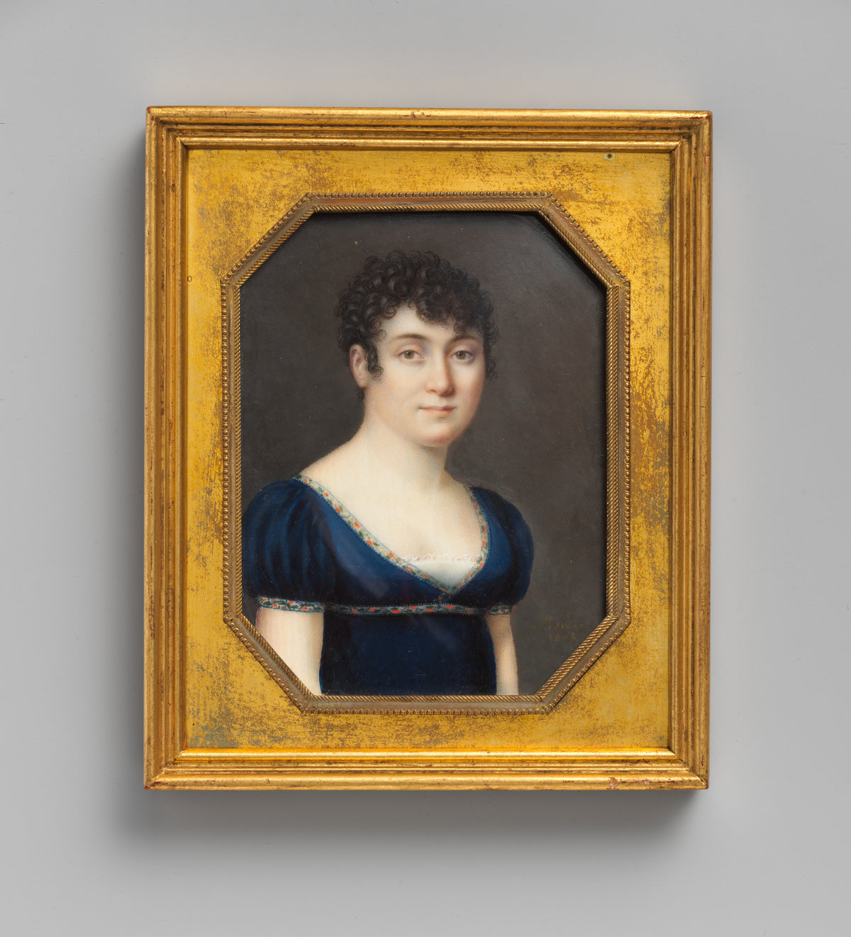Portrait of a Woman by Joseph Bordes - Classic Art canvas print