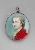 Portrait of a Man by George Engleheart - Classic Art canvas print