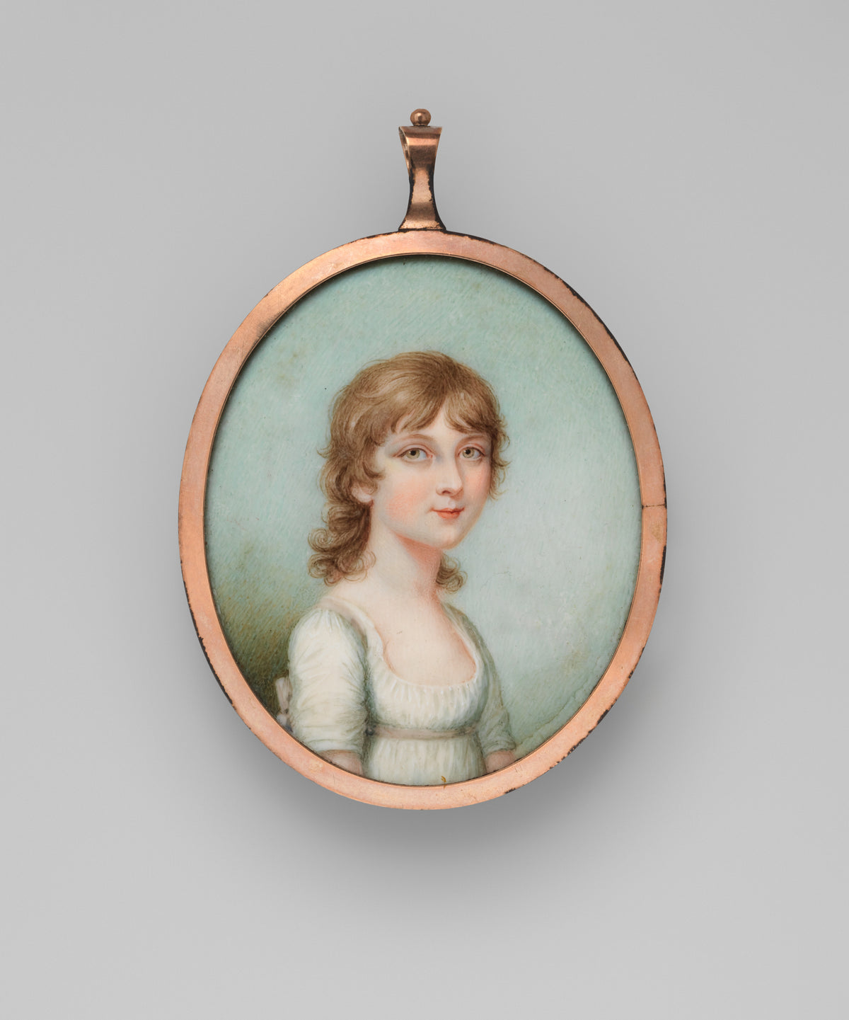 Portrait of a Girl by Sampson Towgood Roch - Classic Art canvas print