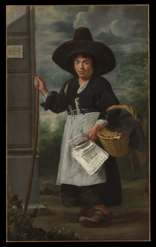 A Book Peddler by Master of the Canesso Peddler - Oil Painting canvas print