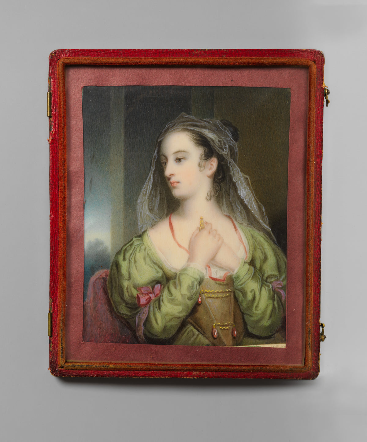 Portrait of a Woman by Joshua Wilson Faulkner - Classic Art canvas print