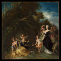 Surprised, or Infidelity Found Out by Christian Wilhelm Ernst Dietrich - Oil Painting canvas print