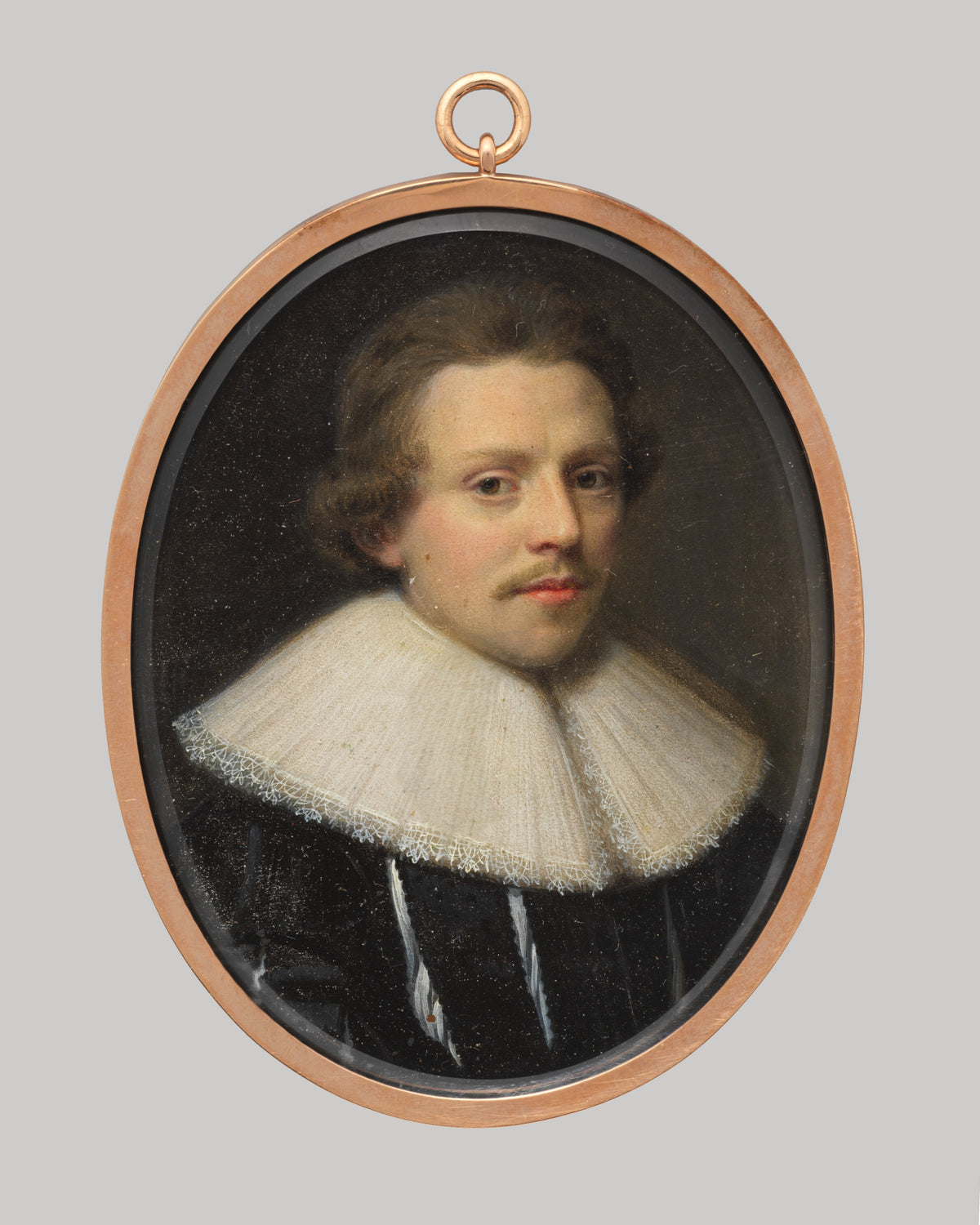 Portrait of a Man by David Baudringhien - Classic Art canvas print