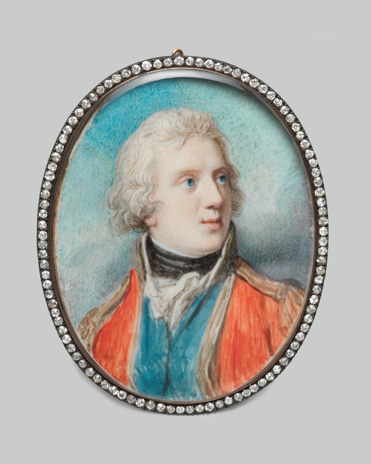 Ensign Lionel Robert Tollemache 17741793 by Richard Cosway - Classic Art canvas print