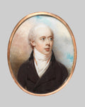 Portrait of a Man, Possibly William Abington 17701839 by William Wood - Classic Art canvas print