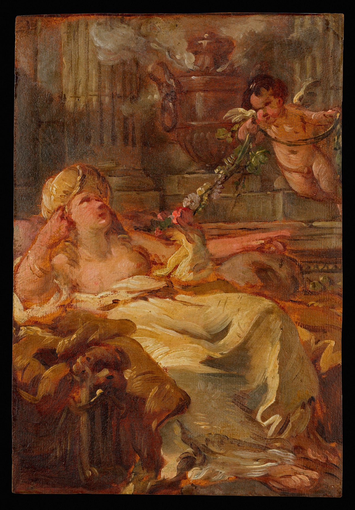 Allegory of Smell by Joseph Marie Vien - Classic Art canvas print