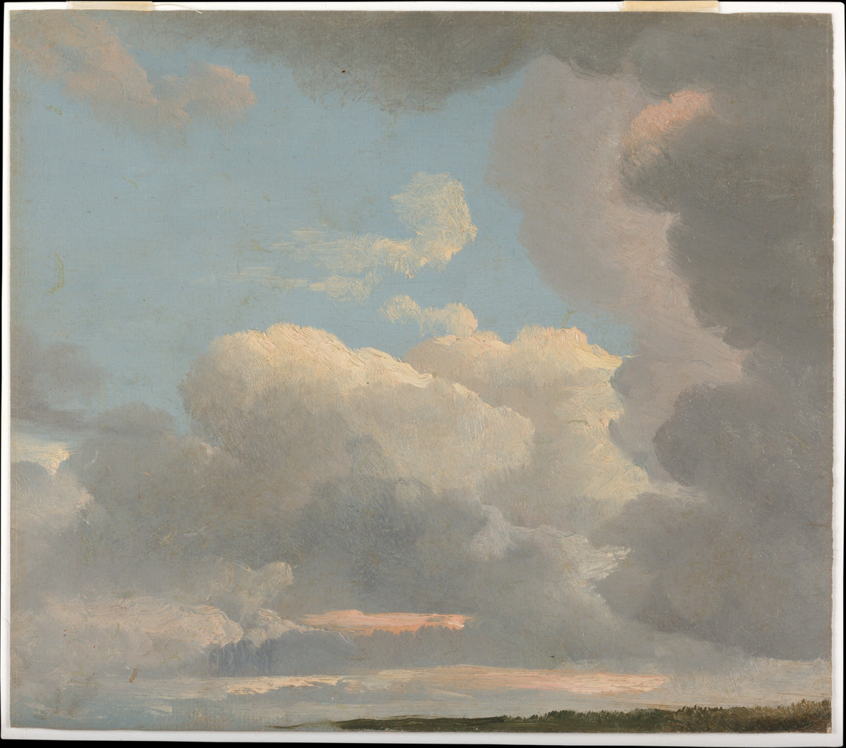 Cloud Study Early Evening by Simon Denis - Classic Art canvas print