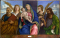 Madonna and Child with Saints by Giovanni Bellini - Renaissance canvas print