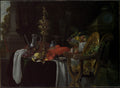 Still Life A Banqueting Scene by Jan Davidsz de Heem - Oil Painting canvas print