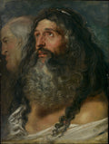 Study of Two Heads by Peter Paul Rubens - Baroque canvas print