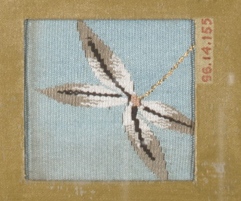Textile fragment with floral pattern by  - Classic Art canvas print