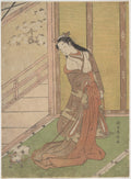 Onna San no Miya the Third Princess by Suzuki Harunobu - Ukiyo-e canvas print