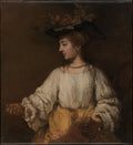 Flora by Rembrandt (Rembrandt van Rijn) - Baroque canvas print
