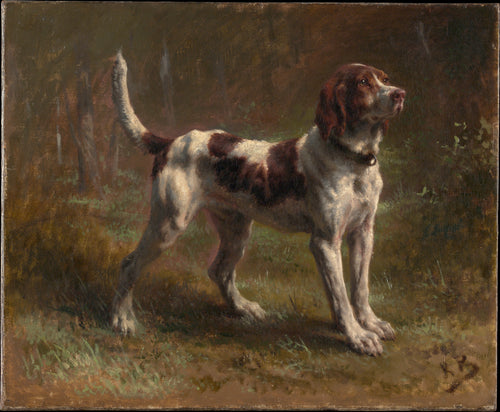 A Limier Briquet Hound by Rosa Bonheur - Oil Painting canvas print