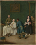 The Temptation by Pietro Longhi (Pietro Falca) - Oil Painting canvas print