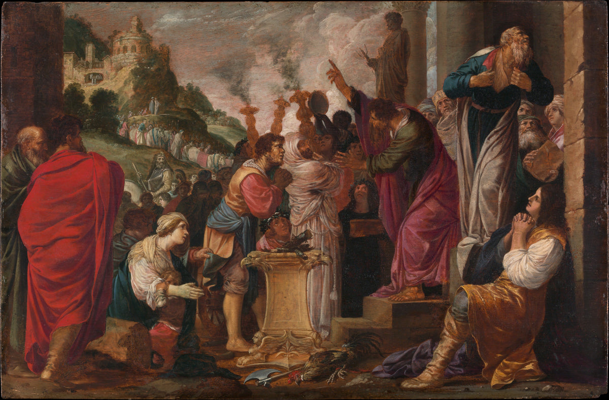 Paul and Barnabas at Lystra by Jacob Pynas - Classic Art canvas print