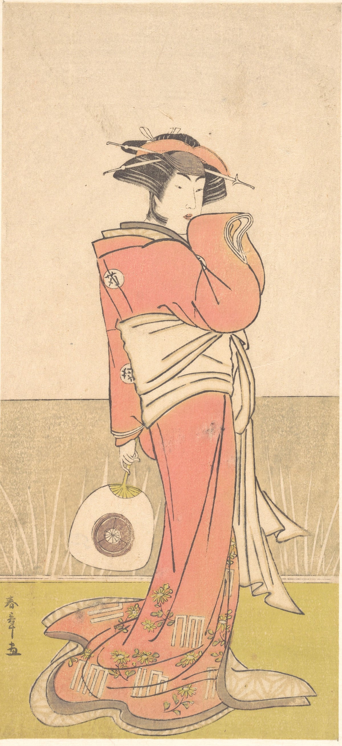 Iwai Hanshir IV by Katsukawa Shunshō　勝川春章 - Ukiyo-e canvas print