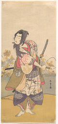 The Third Segawa Kikunoj in the Role of Soga no Gor Tokimune by Katsukawa Shunshō　勝川春章 - Ukiyo-e canvas print
