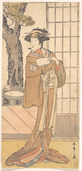 The Actor Segawa Kikunojo Third as an Oiran by Katsukawa Shunshō　勝川春章 - Ukiyo-e canvas print