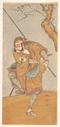 Onoe Matsusuke in the Role of Asahina in Edo no Haru Meisho Soga by Katsukawa Shunshō　勝川春章 - Ukiyo-e canvas print