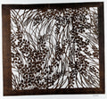 Stencil with Sutumn Grasses by  - Classic Art canvas print