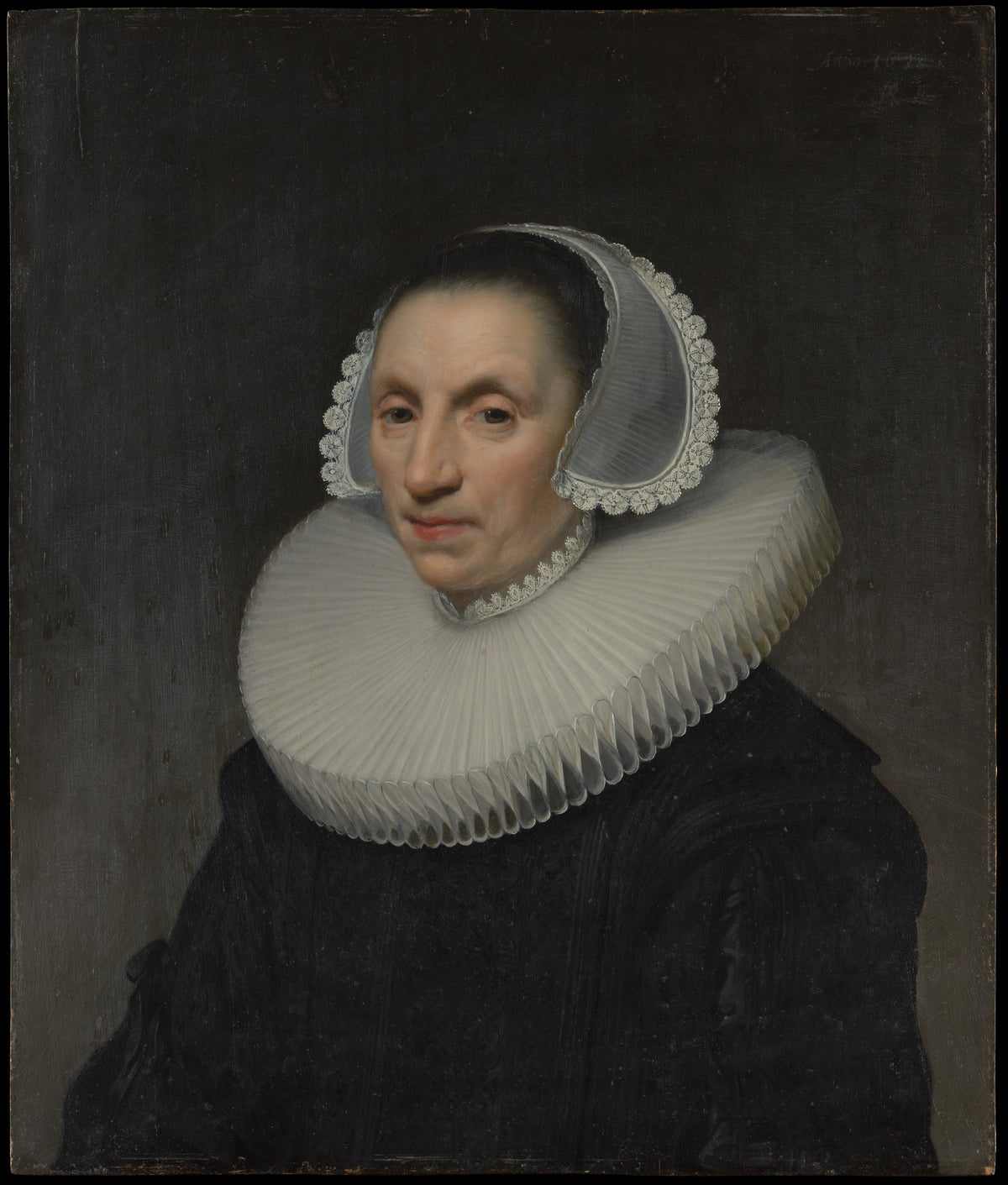 Portrait of a Woman by Jan van Ravesteyn - Classic Art canvas print