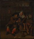 Tavern Scene by Gabriël Metsu - Classic Art canvas print
