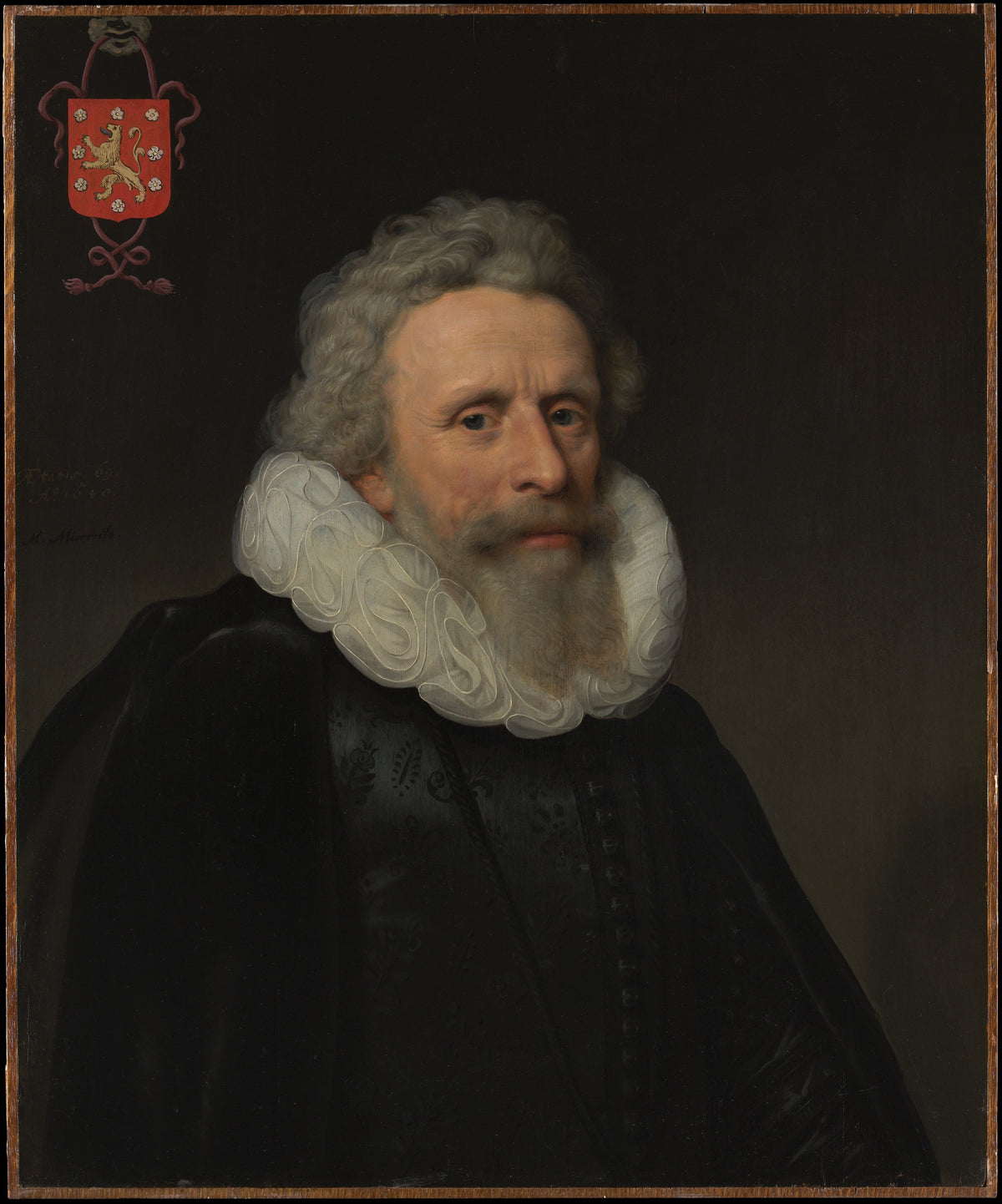 Jacob van Dalen 15701644, Called Vallensis by Michiel Jansz. van Mierevelt - Classic Art canvas print