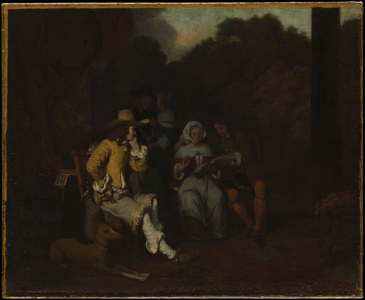 A Musical Party by Gerbrand van den Eeckhout - Oil Painting canvas print