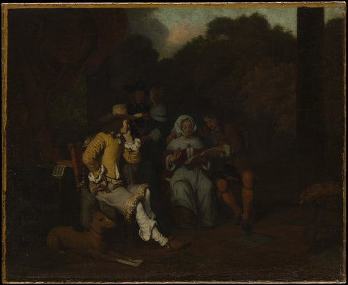 A Musical Party by Gerbrand van den Eeckhout - Oil Painting canvas print