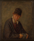 Man with a Tankard by Adriaen van Ostade - Classic Art canvas print