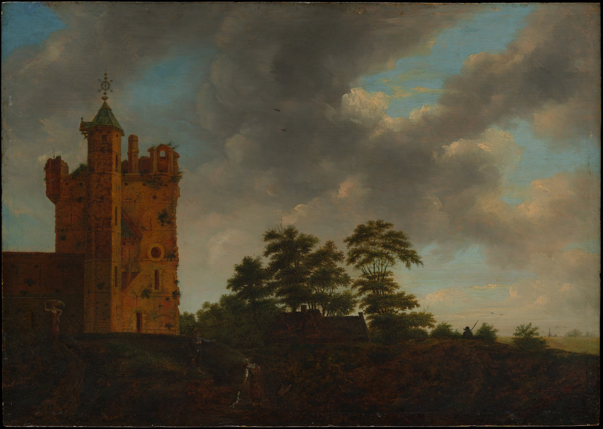The Old Castle by Emanuel Murant - Classic Art canvas print
