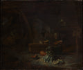 Interior of a Kitchen by Willem Kalf - Classic Art canvas print