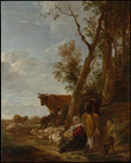 Rest by Nicolaes Berchem - Classic Art canvas print