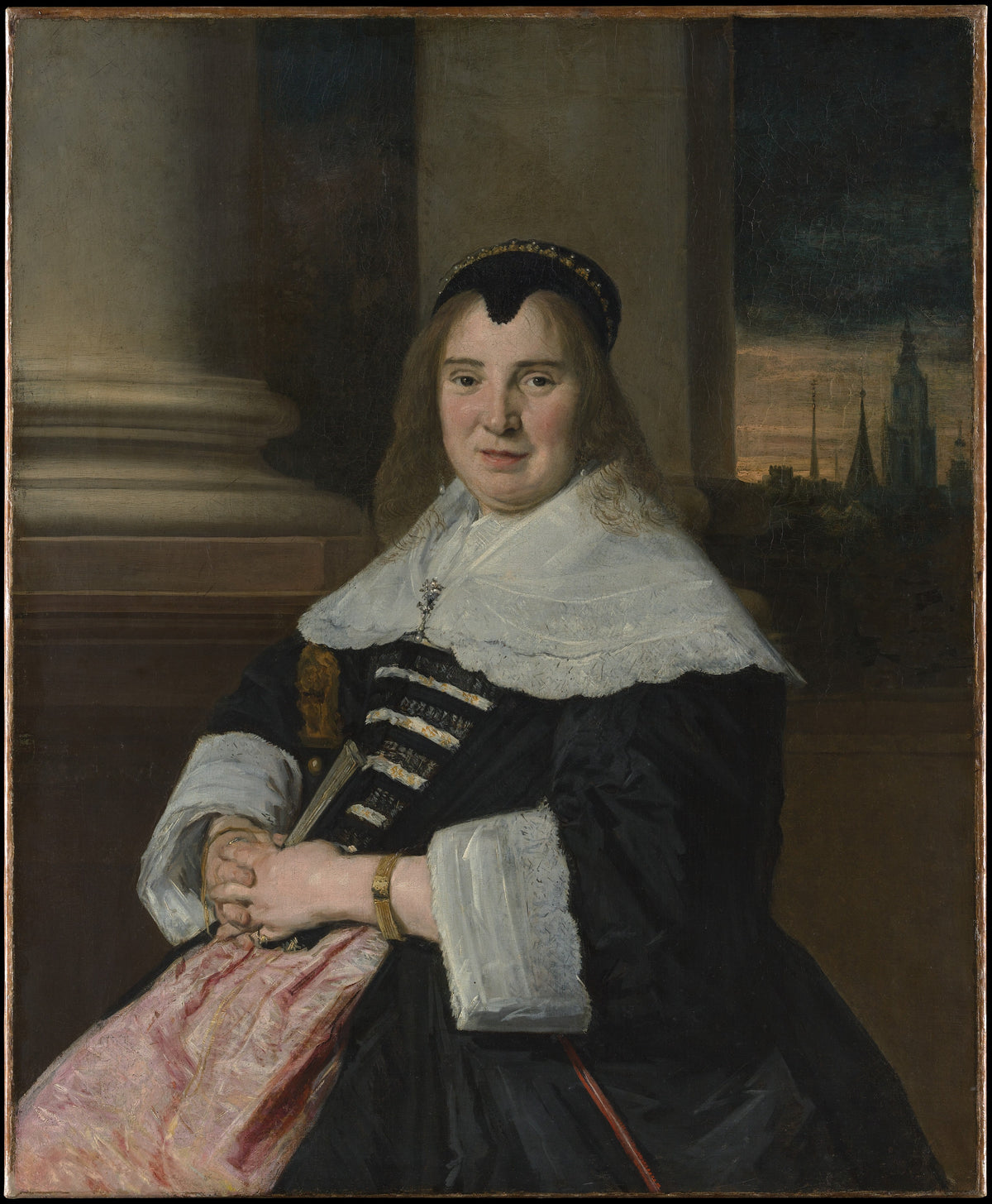 Portrait of a Woman by Frans Hals - Oil Painting canvas print