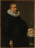 Man with a Celestial Globe by Nicolaes Eliasz Pickenoy - Classic Art canvas print