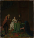 Conversation Piece The Sense of Smell by Jan Ekels the Younger - Oil Painting canvas print