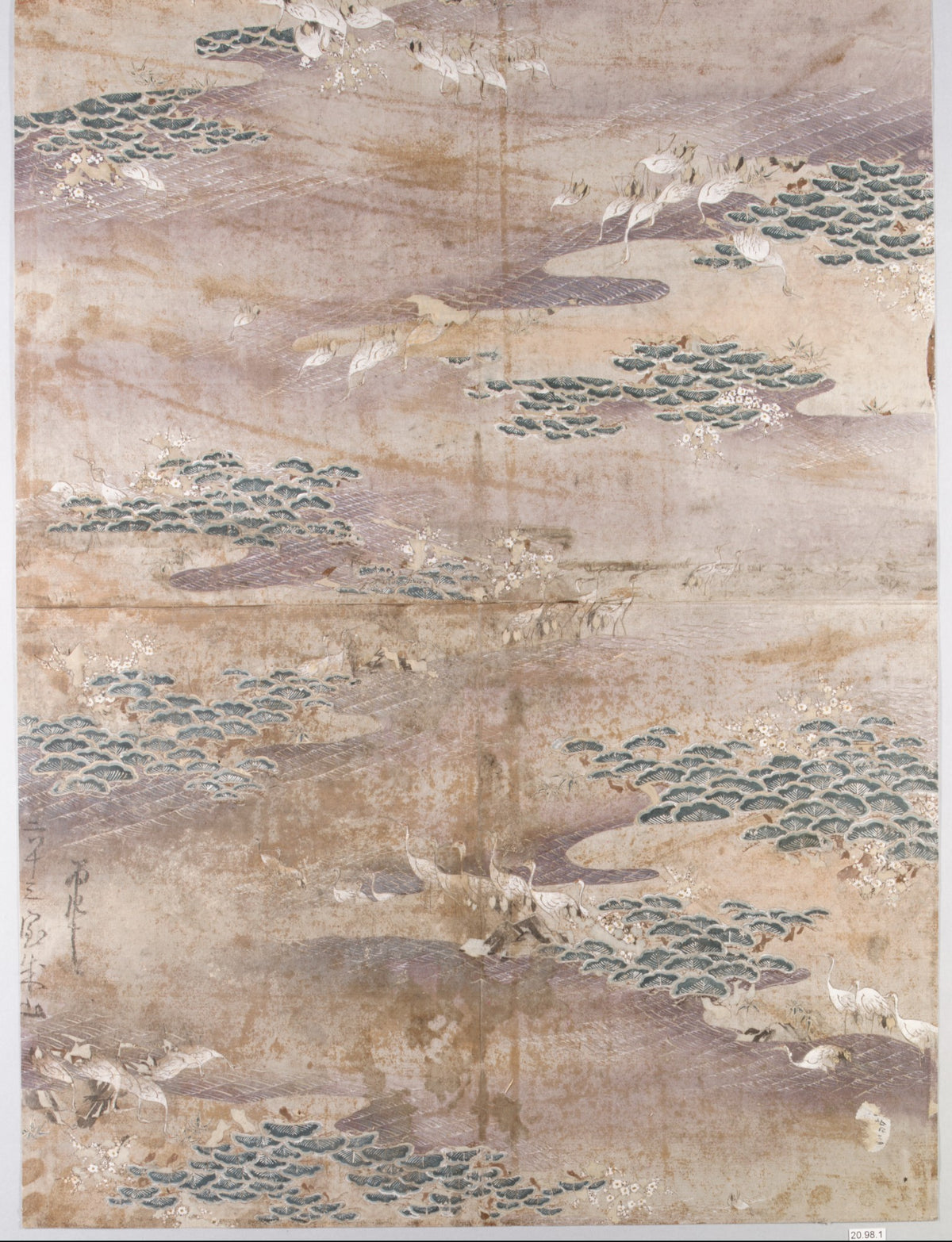 Textile Design for Stencil by  - Classic Art canvas print