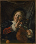 Boy with a Lute by Frans Hals - Oil Painting canvas print