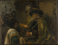 Pilate Washing His Hands by Rembrandt - Baroque canvas print